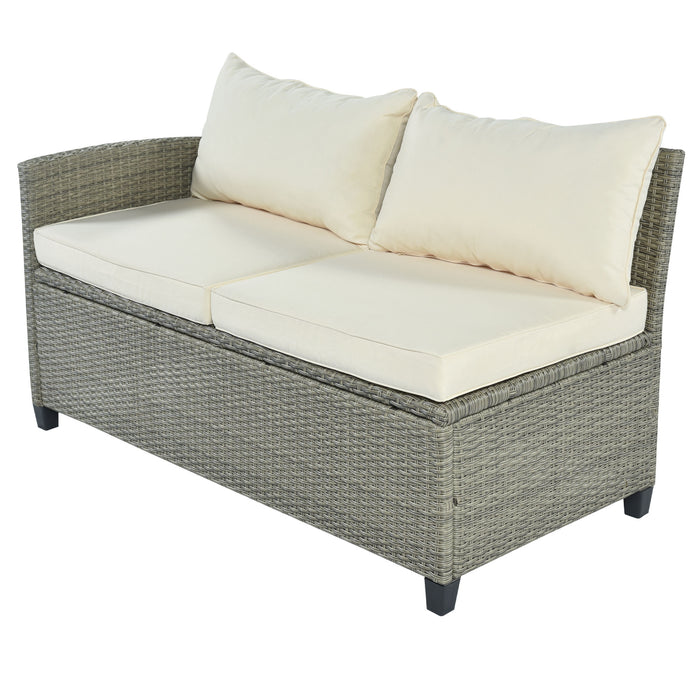 5-Piece Wicker Patio Set