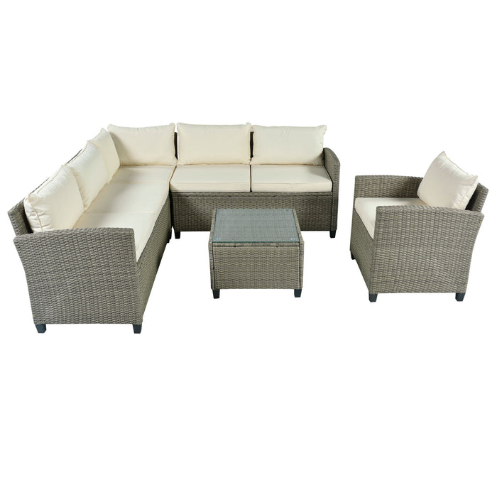 5-Piece Wicker Patio Set